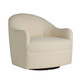 Arteriors - FRU18 - Chair - Delfino - Oxford White/Blackened Iron