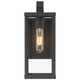 Augusta One Light Outdoor Wall Mount (20152MG-BL/CLR)