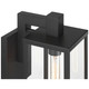 Augusta One Light Outdoor Wall Mount (20153MG-BL/CLR)