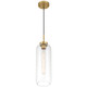 Elle One Light Pendant (52006-ABB/CLR)