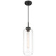 Elle One Light Pendant (52006-MBL/CLR)
