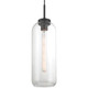 Elle One Light Pendant (52006-MBL/CLR)