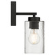 Ellie One Light Wall Sconce (61051-MBL/CLR)