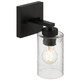 Ellie One Light Wall Sconce (61051-MBL/CLR)