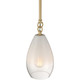 Ombre One Light Pendant (61106-AB/CFR)