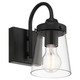 Dickens One Light Wall Sconce (62021-BL/CLR)