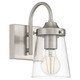 Dickens One Light Wall Sconce (62021-BS/CLR)