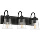 Dickens Three Light Vanity (62023-BL/CLR)