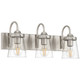 Dickens Three Light Vanity (62023-BS/CLR)