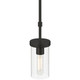 Lily One Light Pendant (62309-MBL/CLR)
