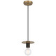 Access - 62338-AB - LED Pendant - Central - Antique Brass