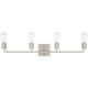Virgin Four Light Vanity (62444-BS)