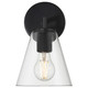 Katie One Light Wall Sconce (62631-MBL/CLR)