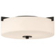 Access - 63038-MBL/OPL - Two Light Flush Mount - Rachel - Matte Black