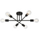 Marin Six Light Semi Flush Mount (63042-MBL)