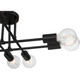 Nova Eight Light Semi Flush Mount (63044-MBL)