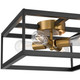 Nikki Four Light Flush Mount (63046-BWA)