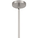 Swirl One Light Pendant (63092-BS/CRB)