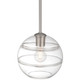 Swirl One Light Pendant (63092-BS/CRB)