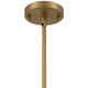 Dahlia One Light Pendant (63098-ABB/BLK)