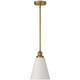 Dahlia One Light Pendant (63098-ABB/WHT)