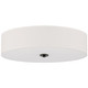 Mid Town LED Flush Mount (64064LEDDLP-MBL/WH)