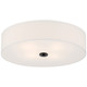 Mid Town LED Flush Mount (64064LEDDLP-MBL/WH)