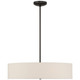 Mid Town LED Pendant or Semi-Flush (64066LEDDLP-MBL/WH)