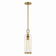 Eurofase - 42727-026 - One Light Outdoor Pendant - Yasmin - Aged gold