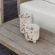 Quarried Stone Candleholders, S/2 (18356)