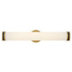 Lark - 85652LCB-BK - LED Vanity - Ames - Lacquered Brass