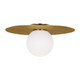 Nodes One Light Flush Mount (KF1101BBS)