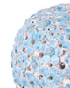 Daisy Blue Vase (1200-1112)