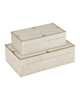 Currey and Company - 1200-1123 - Box Set of 2 - Orin - Ivory / Brushed Brass