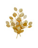 Currey and Company - 5000-0305 - Two Light Wall Sconce - Lunaria - Contemporary Gold Leaf