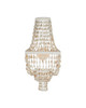 Currey and Company - 5000-0306 - LED Wall Sconce - Cybele - Natural / Pearlized White / White