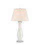 Currey and Company - 6000-1102 - One Light Table Lamp - Penna - Light Gray / Off-White