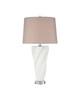 Currey and Company - 6000-1105 - One Light Table Lamp - Ascension - Off-White / Clear