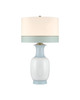 Currey and Company - 6000-1108 - One Light Table Lamp - Kora - Off-White / Light Blue