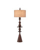 Currey and Company - 8000-0192 - One Light Floor Lamp - Cipher - Walnut Brown