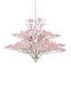 Currey and Company - 9000-1427 - 12 Light Chandelier - Fiorella - Pink / Contemporary Silver Leaf