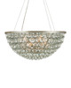 Currey and Company - 9000-1428 - Six Light Chandelier - Eau de Vie - Clear / Contemporary Silver Leaf / Contemporary Silver