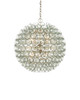 Currey and Company - 9000-1429 - Nine Light Chandelier - Eau de Vie - Clear / Contemporary Silver Leaf / Contemporary Silver