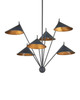 Serpa Six Light Chandelier (9000-1441)