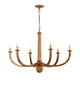 Woodcroft Six Light Chandelier (9000-1463)