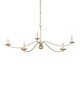 Currey and Company - 9000-1486 - Five Light Chandelier - Franz - Champagne