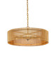 Currey and Company - 9000-1490 - Four Light Chandelier - Lavenham - Brushed Brass