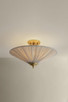 Helen One Light Semi Flush Mount (H1062501-AGB)