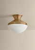 Esther One Light Semi Flush Mount (H1110601-PBR)