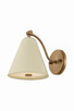 Troy Lighting - B3508-PBR/SSD - One Light Wall Sconce - Clive - Patina Brass